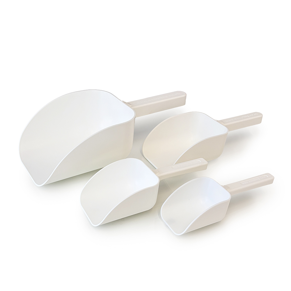 SteriWare PharmaScoop PP (White) - Chemically Resistant Scoop