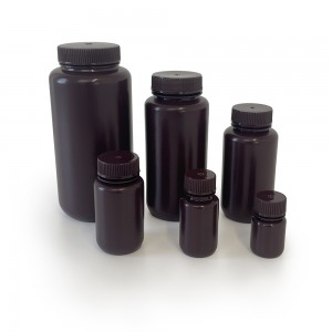 Amber Wide Mouth Bottles (30ml to 1 Litre)