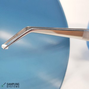 Angled Stainless Forceps (Tweezers)
