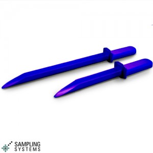 Blue SteriWare Powder Spatula