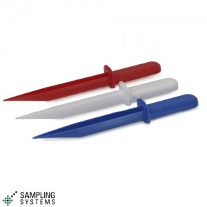 BLUE SteriWare Cupped Powder Spatula