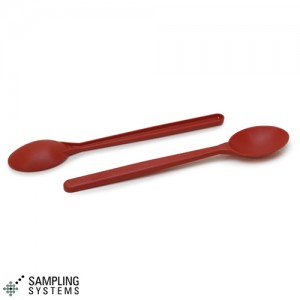 SteriWare Sample Spoons RED